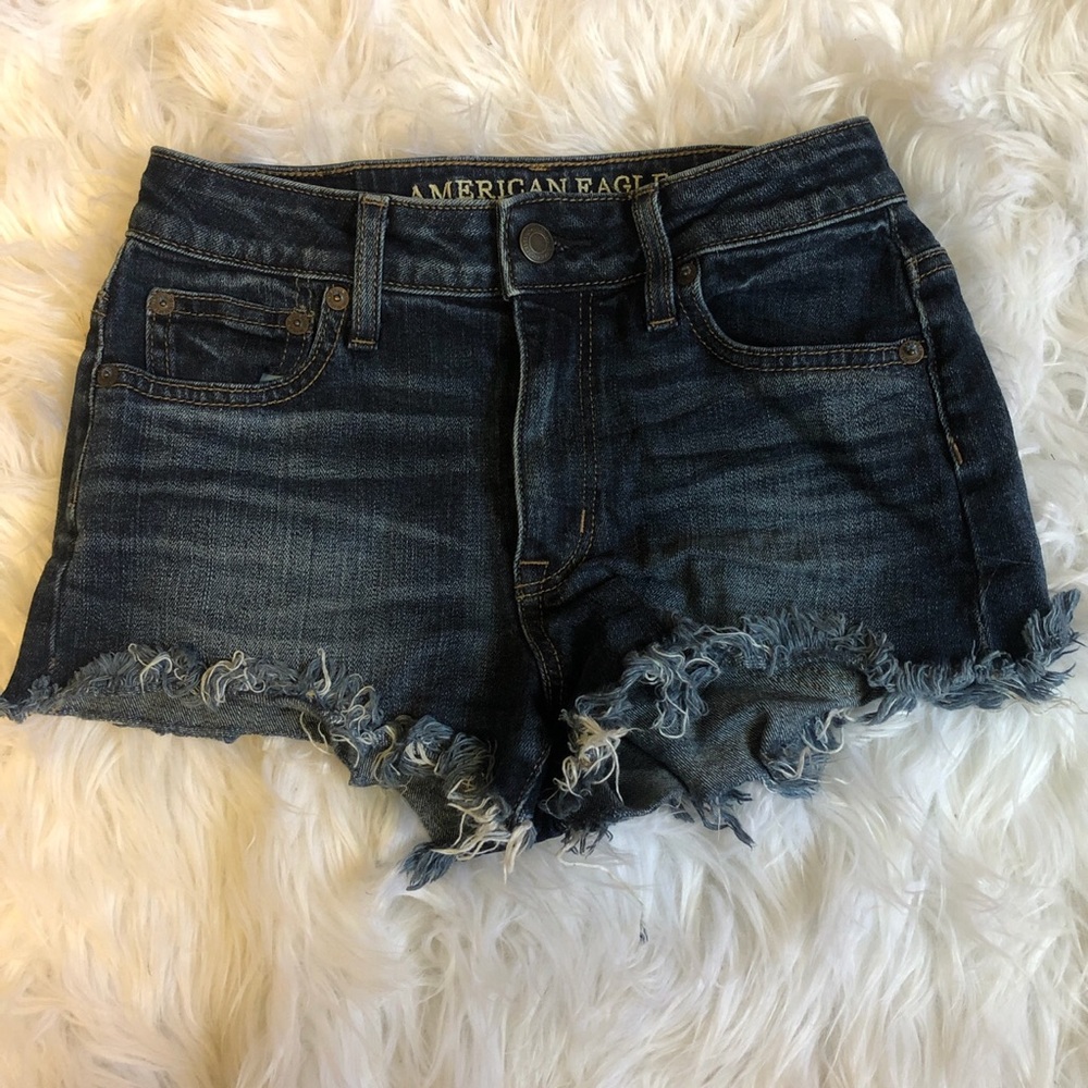 AE cutoff jean shorts